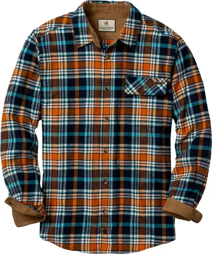 Vista 36 de Legendary Whitetails Camisa de franela de manga larga con botones para hombre, 100% algodón