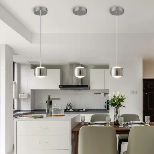 Vista 7 de Modernas lámparas colgantes LED regulables, iluminación colgante mini para isla de cocina, comedor, dormitorio, bar, accesorios de iluminación