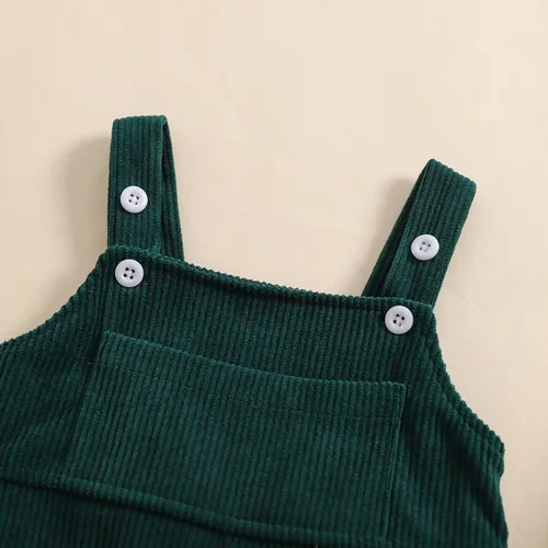 Vista 4 de ZAXARRA Overol para bebé con tirantes y tirantes para bebé, mameluco para niño pequeño