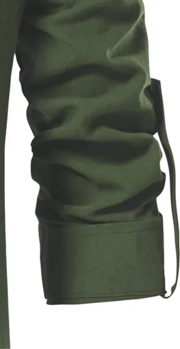 Vista 6 de LucMatton - Camisas de manga larga de estilo retro de algodón 100 para hombres de estilo medieval vikingo o hippie