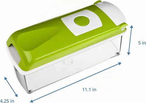 Vista 4 de Genius Nicer Dicer Plus 18 piezas Kiwi Cortador multiusos Cortador de frutas y verduras