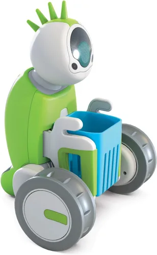 Vista 8 de HEXBUG MoBots Fetch - Kit de robot de grabación y parlante con control remoto con luces de motor y sonido, juguetes educativos interactivos