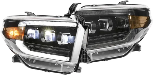 Vista 8 de Faros delanteros LED Morimoto XB 14-21 para Toyota Tundra (LF532.2-ASM)
