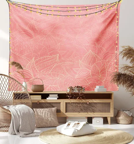 Vista 214 de Ambesonne Tapiz de arte afro, hombre negro fuerte con una corona de trazos impresión de pintura moderna, decoración de tela para colgar en la pared