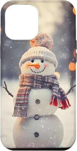 Vista 26 de Cute Christmas Snowman Winter Snow Scene Holiday Season Case for iPhone 17