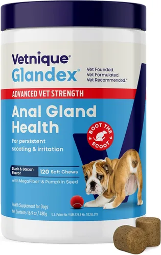 Vista 11 de Vetnique Glandex Advanced Strength - Glándula anal masticable para perros