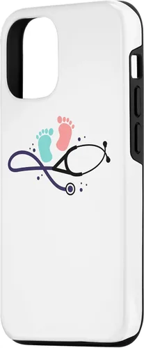 Vista 2 de iPhone 15 Enfermera pediátrica - Disfraz de Doctor White Coat para enfermeras bebé caso