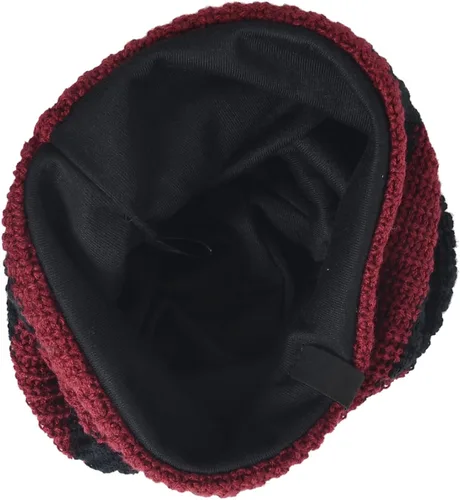Vista 3 de FORBUSITE Gorro de punto largo holgado para hombre para verano e invierno, de gran