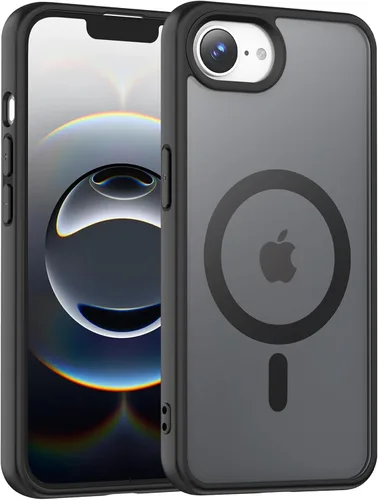 Vista 48 de Funda transparente para iPhone 11 con protector de pantalla, compatible con Magsafe, antiamarilleo, protección de grado militar, a prueba de golpes