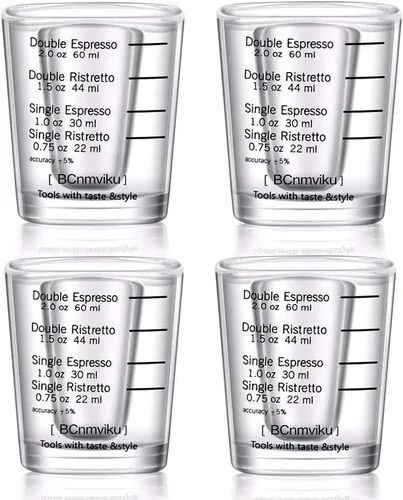 Vista 7 de Vasos de chupito, vaso medidor, líquido pesado, copa de vino, vaso de chupito de expreso, 1.5 onzas/1.5 fl oz (paquete de 0.1 - 1.5 fl oz)
