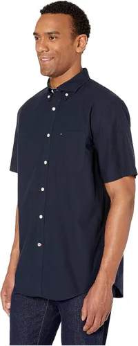Vista 2 de Tommy Hilfiger Camisa casual de manga corta con botones para hombre en ajuste clásico
