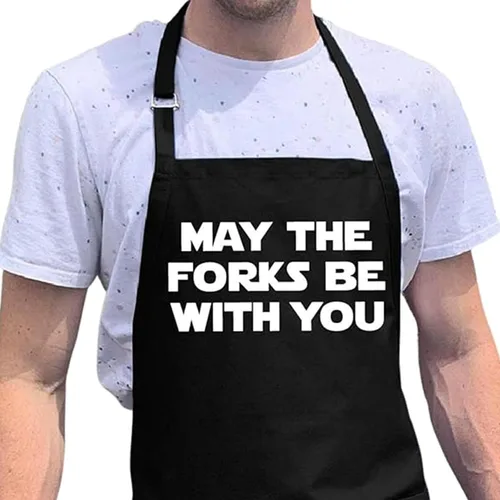 Vista 11 de ApronMen - Funny Apron For Men - BBQ Gifts for Men & Unique Gifts for Fathers - Mens Aprons for Grilling Un delantal es solo una capa