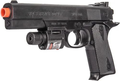 Vista 3 de UK P24 Airsoft Primavera Pistola/Láser (Color: Negro)