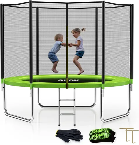Vista 13 de SKOK Trampoline for Kids,400LBS Outdoor Trampoline with Net-ASTM Approved Trampoline for Children and Adults
