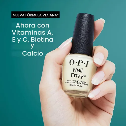 Vista 2 de OPI Nail Envy, 0.5 onzas líquidas y fortalecedor de uñas natural OPI