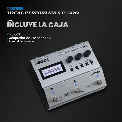 Vista 8 de Unidad multiefectos BOSS VE-500 Vocal Performer