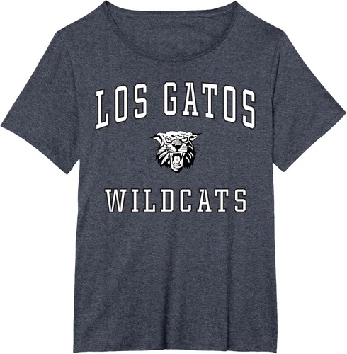 Vista 77 de Camiseta de Los Gatos de la escuela secundaria de Wildcats C1