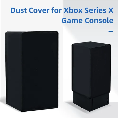 Vista 2 de Mcbazel Dust Cover for Xbox Series X Console, Easy Access Cable Port, Anti-scratch Protective Case Cover Waterproof for Xbox Series X Console - Black
