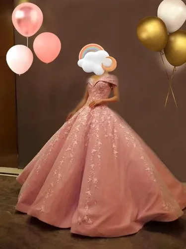 Vista 6 de Off Shoulder Quinceanera Dresses Ball Gown Puffy Lace Appliques Sweet 15 16 for Girls Prom Dresses for Women