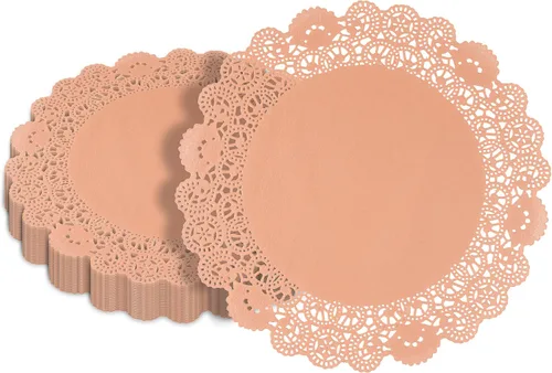 Vista 21 de Restaurantware Pastry Tek Blondas de Encaje de 4 x 4 Pulgadas 100 Vajilla Decorativa - Blondas de Mesa Desechables Redondas de Papel Negro