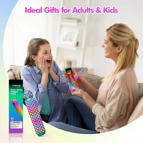 Vista 6 de Juguetes Fidget de Estimulación del Dolor para Adultos: Grippie con Pinchos Giratorios para Alivio de la Ansiedad - Juguetes Sensoriales