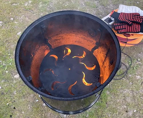 Vista 7 de FireDial - Sistema de gestión de calor para barbacoa de carbón y ahumadores de barbacoa, UDS, WSM, hervidor de agua (para WSM de 14 pulgadas)