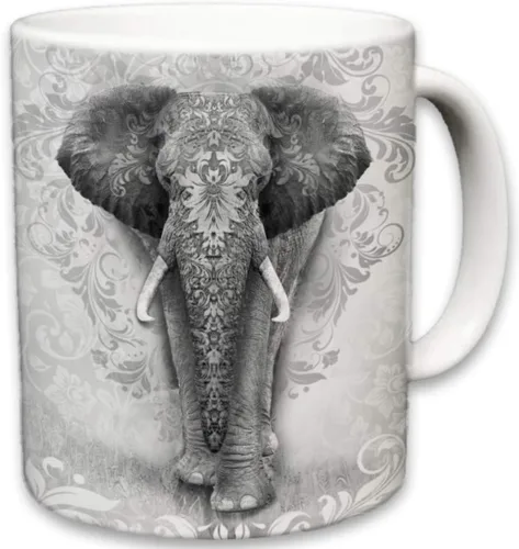 Vista 15 de Taza de leopardo Tazas de viaje de cerámica de animales lindos Taza para amantes del café Diseño de leopardos Gran regalo novedoso Ropa
