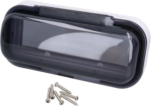 Vista 4 de AB Tools Cubierta de radio empotrada premium para estéreo marino a prueba de agua con salpicaduras de DIN