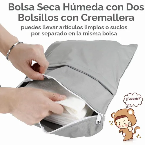 Vista 5 de Reginary - Paquete de 24 insertos de pañales de tela, forros de microfibra