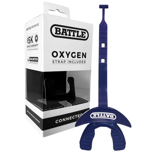 Vista 9 de Battle protector bucal con correa conectada, para labios, con oxígeno, 2.5