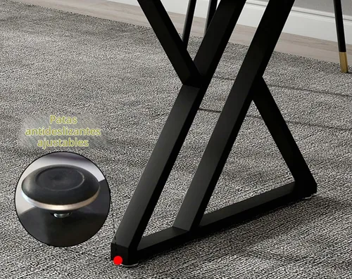 Vista 5 de Patas de mesa de metal con forma triangular de 28 pulgadas de alto, patas de escritorio modernas de hierro fundido soldado, proyecto de bricolaje