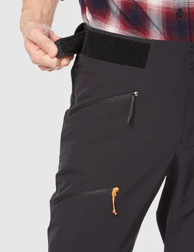 Vista 6 de Mammut Courmayeur Softshell-Pantalones para hombre, Negro, 34 normal