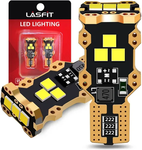 Vista 19 de LASFIT 194 Bombilla LED 6000K Blanca, T10 168 2825 W5W Bombillas LED de Repuesto, Para Luz de Domo/Mapa, Luz de Puerta, Luz de Cortesía, Luz