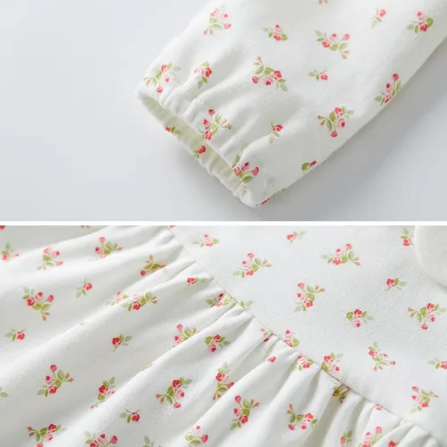 Vista 103 de pureborn Vestido de bebé niña 0-24 meses