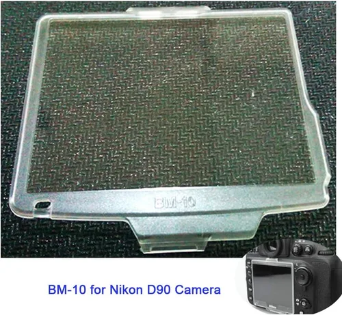 Vista 3 de BM10 - Protector de pantalla LCD para cámara réflex digital Nikon D90, protector de pantalla para Nikon D90, reemplaza BM-10-2 paquetes