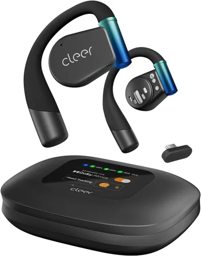Vista 14 de Cleer ARC 3 Auriculares abiertos con Dolby Atmos y batería de 50 horas Gris claro