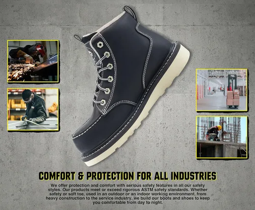 Vista 5 de Avenger Work Boots por encima del tobillo para hombre