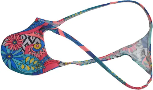 Vista 2 de OROCOJUCO Tanga de natación sexy para hombre, bolsa de bulto, ropa interior de bikini con tanga de cobertura mínima en T