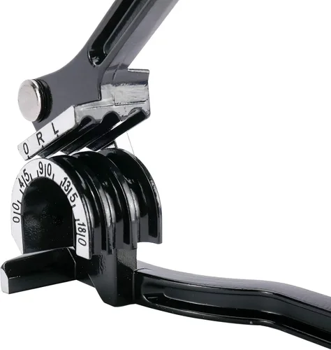 Vista 5 de Dobladora de tubos, dobladora de tubos Dobladora de línea de freno de 180 grados para tubos de 1/4", 5/16" y 3/8", dobladora manual 3 en 1