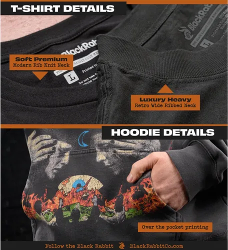 Vista 5 de Black Rabbit 90s Racing Intimidator Earnhardt Raise Hell Praise Dale Retro Camiseta unisex