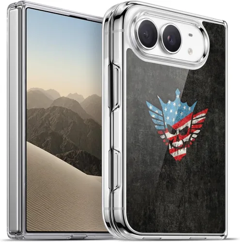 Vista 54 de Head Case Designs Funda de gel suave con licencia oficial de la WWE American Nightmare Flag Cody Rhodes Graphics compatible con Apple iPhone 7