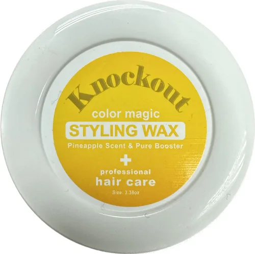 Vista 7 de Knockout Color Magic Hair Styling Wax (01 Charcoal)
