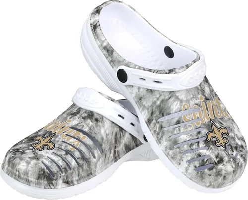 Vista 66 de FOCO NFL Womens NFL Team Logo Cloudie Garden Water Sandals Shoes Slipper Clogs with Strap