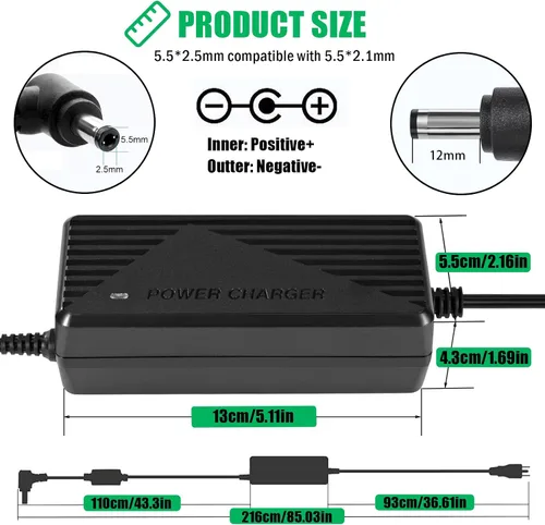Vista 2 de Fuente de alimentación de 12 V 10 A, convertidor de CA a CC de 100 V-240 V a 12 V 10 A 120 W, transformador de potencia de 12 voltios y 10 amperios
