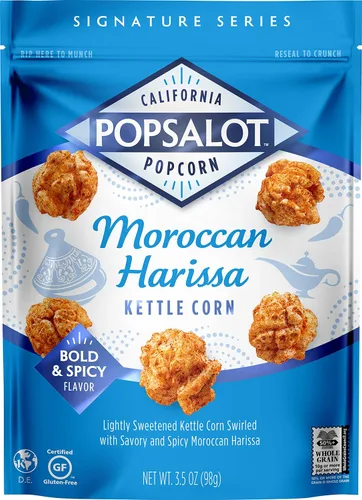 Vista 3 de Popsalot Gourmet Popcorn Signature Series Classic Pouch, London Kettle Corn, 5.0 onzas