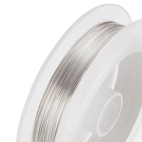 Vista 2 de BENECREAT - Bobina de alambre resistente al deslustre dorado o plateado