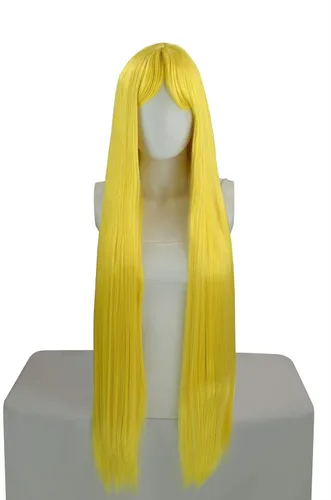 Vista 10 de Epic Cosplay Persephone Peluca larga y recta negra de 40 pulgadas (12B1)