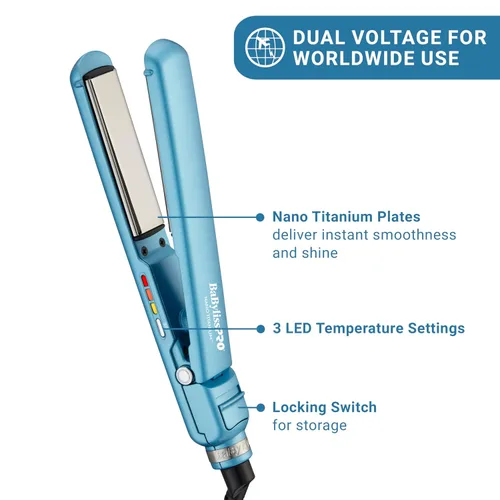 Vista 2 de BaBylissPRO® Nano Titanium™ COMPACT TOOLS deliver full power in a compact size - deep waver, hair dryer, hot air brush, paddle brush, wand
