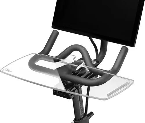 Vista 10 de TFD Sidewinder Bandeja (negro) Compatible con bicicleta Peloton (solo original), fabricada en Estados Unidos Bandeja de escritorio para laptop