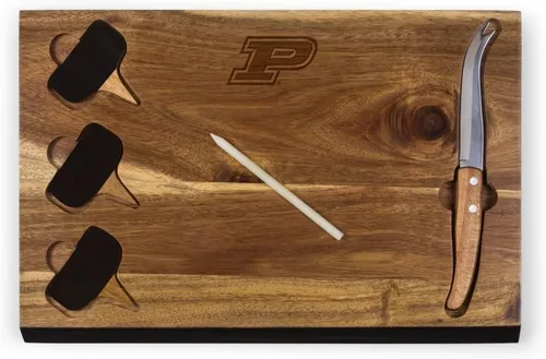 Vista 53 de PICNIC TIME NCAA NCAA - Juego de tablas de cortar y herramientas de queso de acacia Delio unisex para adultos